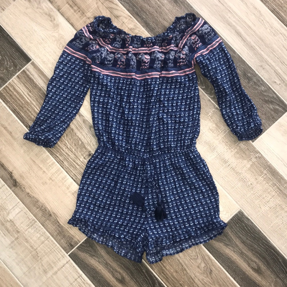 Girls’ Japna Kids Romper  with 3/4 sleeves sz 12